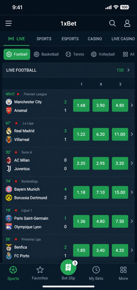 1xBet 1