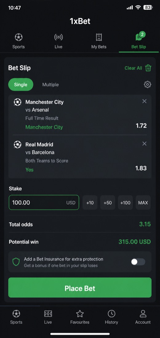 1xBet 2