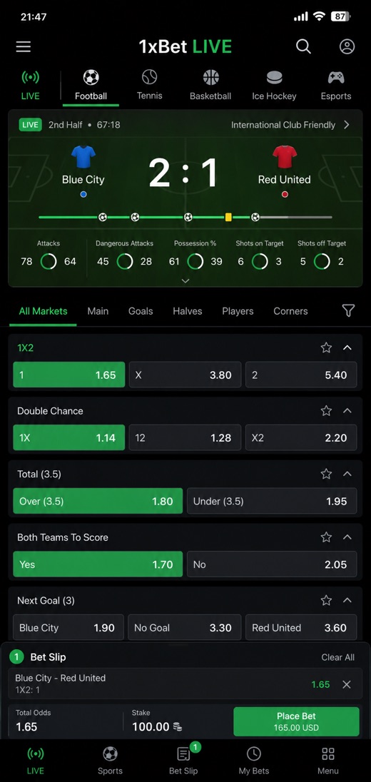 1xBet 3